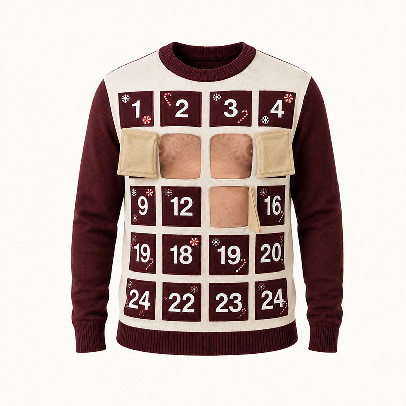 Christmas Advent Calendar Funny Sweater