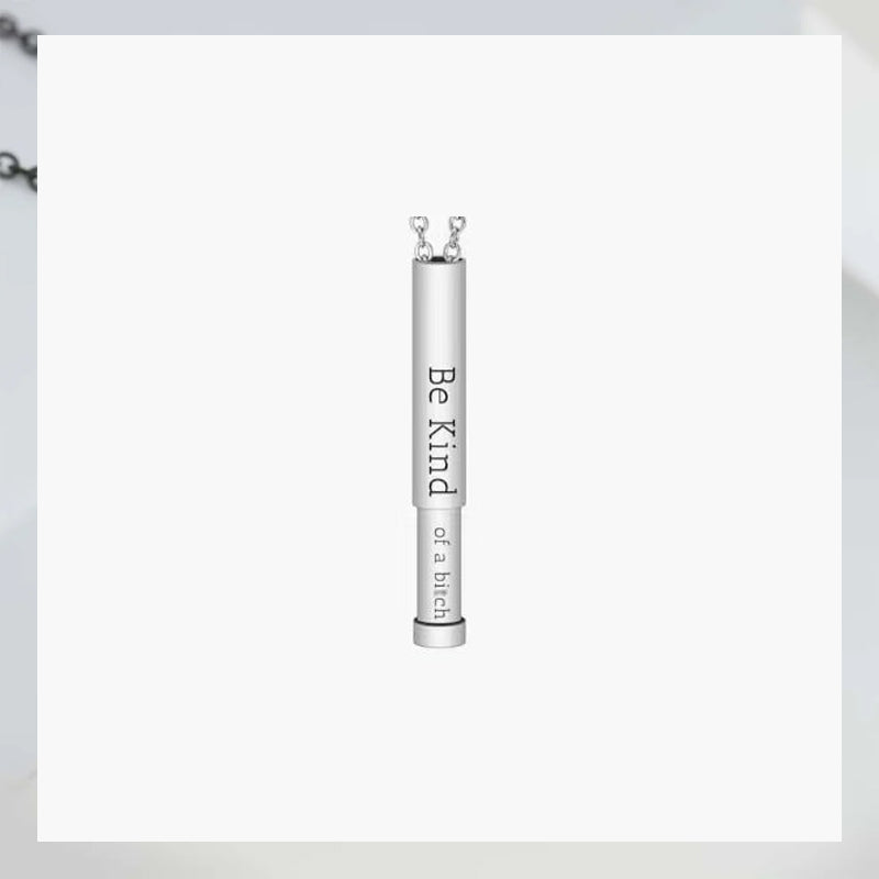 Hidden message necklace