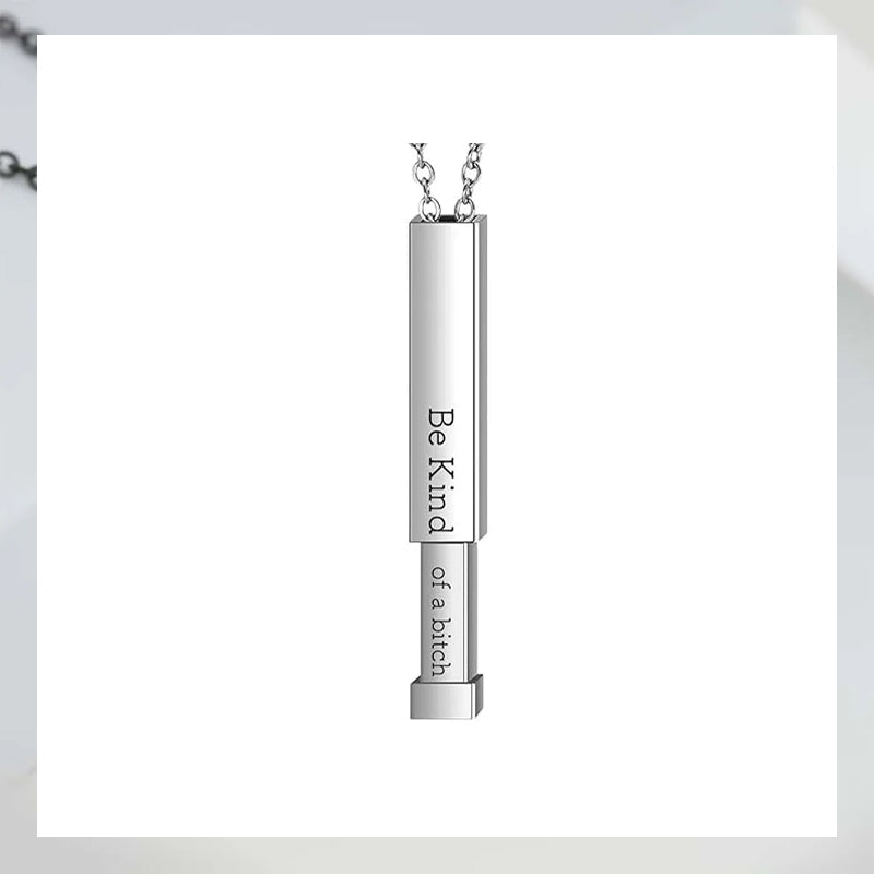 Hidden message necklace