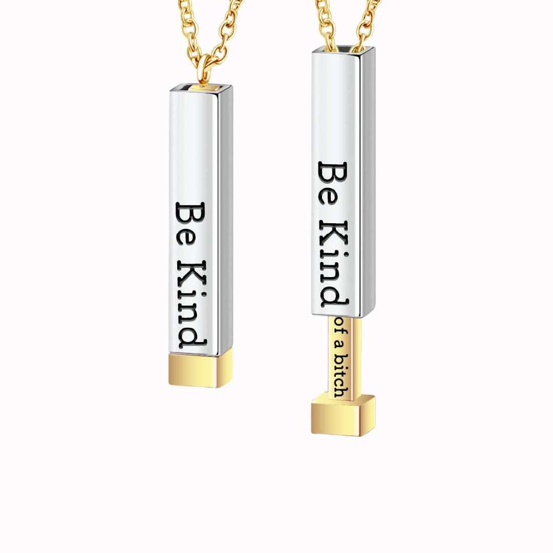 Hidden message necklace