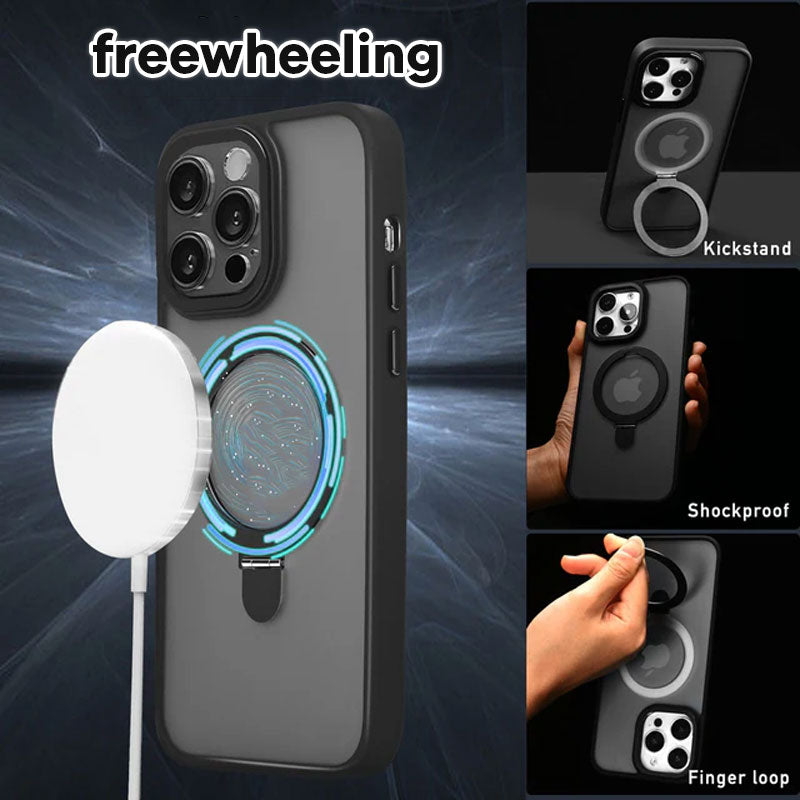 Magic John 360° Invisible Magnetic Stand Phone Case