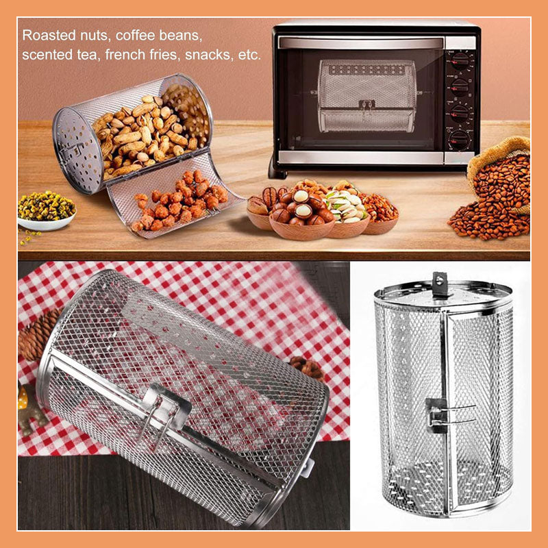 🥘Stainless Steel Rotating Grill