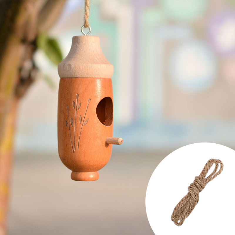 Wooden Hummingbird House-gift For Nature Lovers