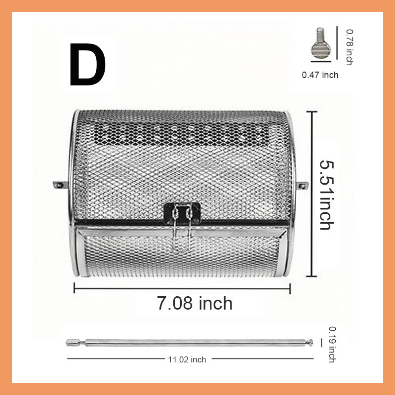 🥘Stainless Steel Rotating Grill