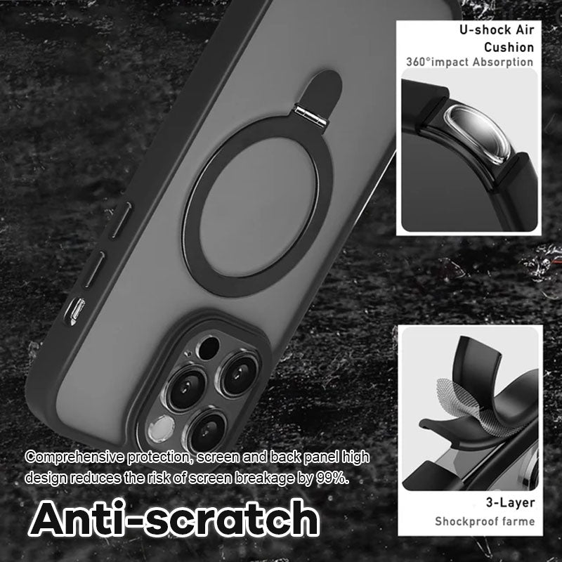Magic John 360° Invisible Magnetic Stand Phone Case