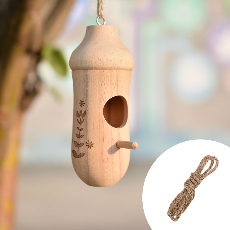 Wooden Hummingbird House-gift For Nature Lovers