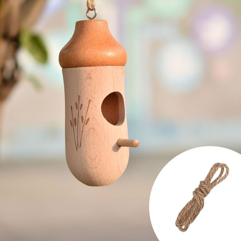 Wooden Hummingbird House-gift For Nature Lovers