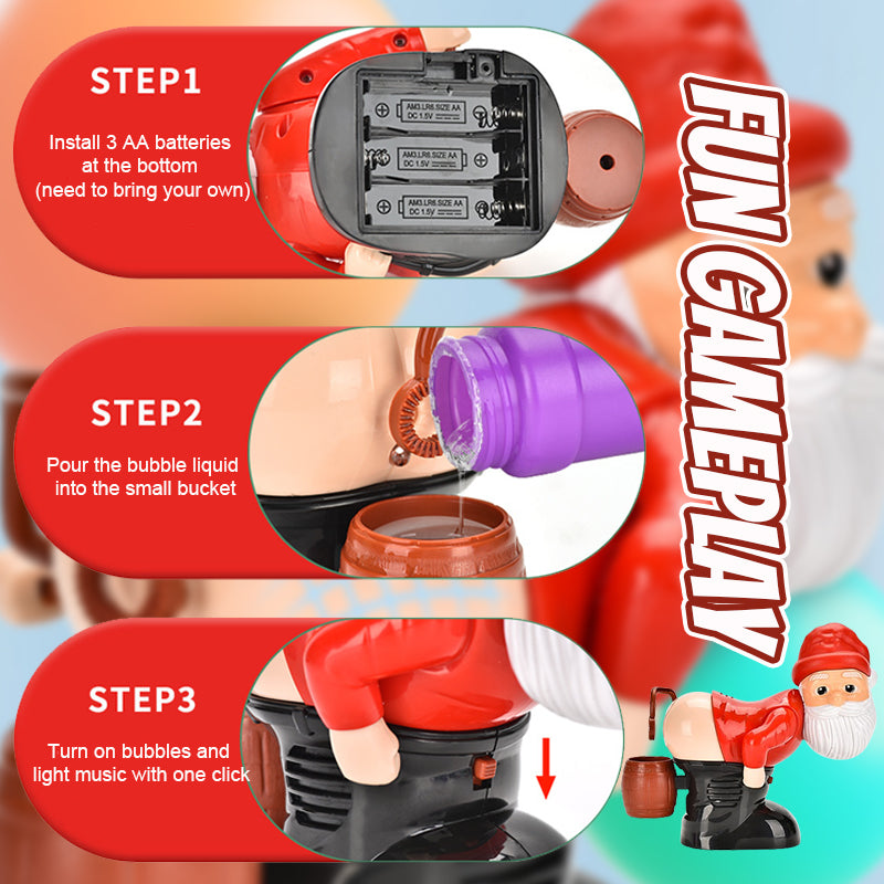🔥LAST DAY 49% OFF🔥Funny Santa Claus Bubble Modeling Of The Fart Fart