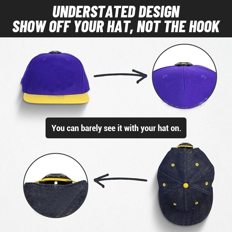 Baseball Hat Holder for Wall