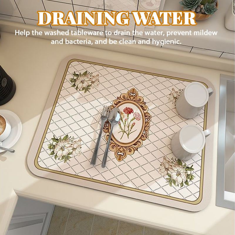 ABSORBENT DRAINING MAT