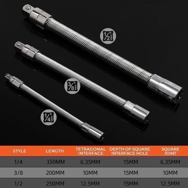 🎁Hot Sale 49% OFF⏳Electric Wrench Sleeve Universal Extension Rod