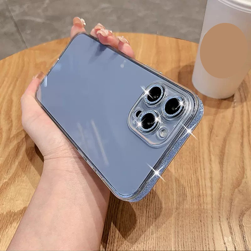 Glitter Frame Transparent Phone Case