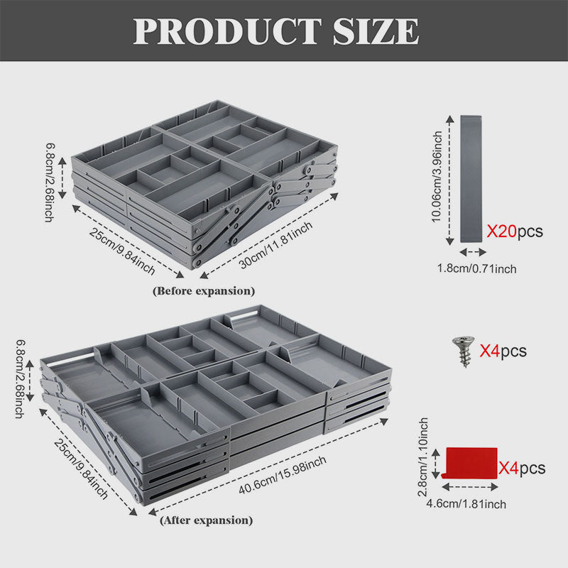 ✨Save 49% on Mother's Day✨Folding Drawer Storage Box