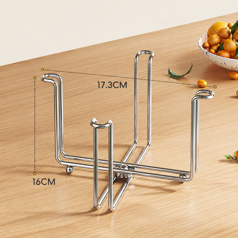 🗑️ Foldable Countertop Trash Bag Holder
