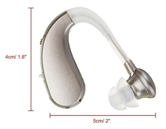 USB Rechargeable Bluetooth Hearing Aid Headphones for Seniors