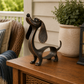 Antique Bronze Dachshund Sculpture