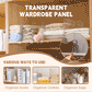 🔥Last day 49% OFF 🔥Transparent Wardrobe Panel