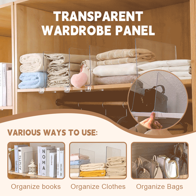 🔥Last day 49% OFF 🔥Transparent Wardrobe Panel