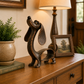 Antique Bronze Dachshund Sculpture