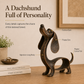 Antique Bronze Dachshund Sculpture