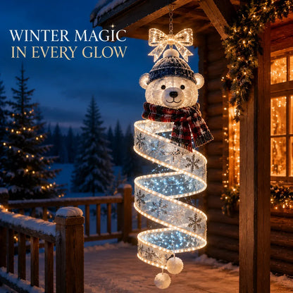 Christmas Magic Spiral Hanging LED Light Collection