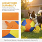 10/18/22" Herding Ball for Dogs & Horses - Tear-Resistant Inflatable Toy with Heavy-Duty Handle Cover & Pump - Durable Exercise Ball for Large Pets