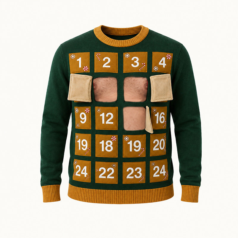 Christmas Advent Calendar Funny Sweater