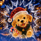 Crystal Santa Claus Window Decoration