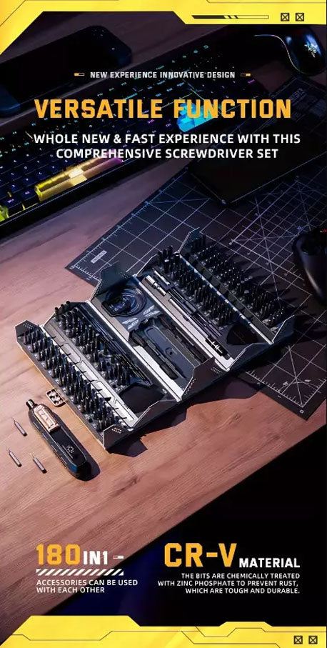 180-in-1 precision screwdriver set