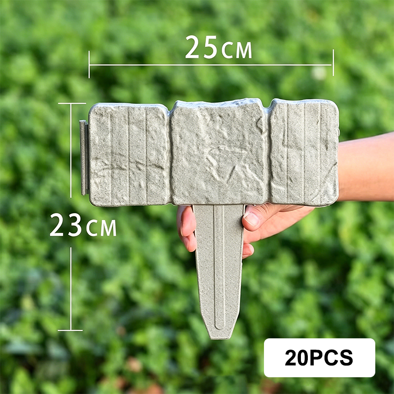 🌿✨ 50% OFF! Looks Real Stone💥Imitation Stone Garden Fence