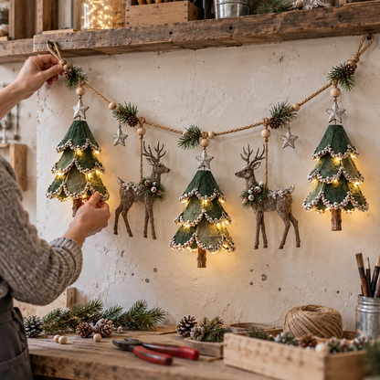 🎄 Handmade Charm for a Woodland Christmas