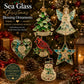 🔥Last Day 50% OFF 🎄 Sea Glass Christmas Blessing Ornaments