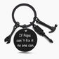 If Dad Can't Fix It, No One Can Keychain