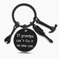 If Dad Can't Fix It, No One Can Keychain