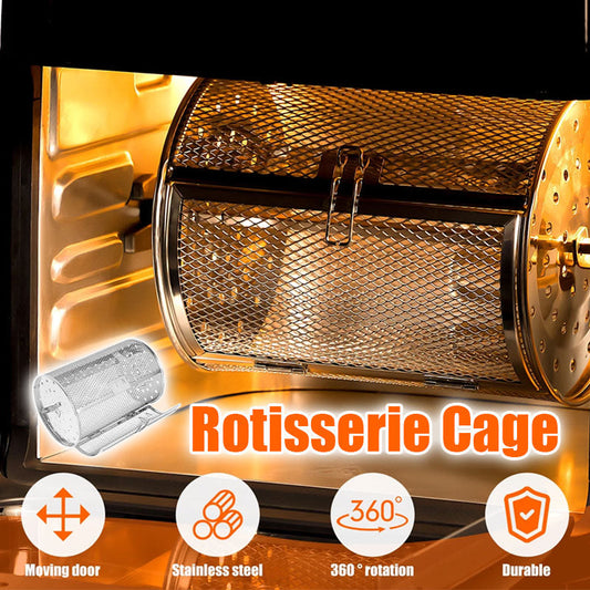 🥘Stainless Steel Rotating Grill