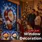 Crystal Santa Claus Window Decoration