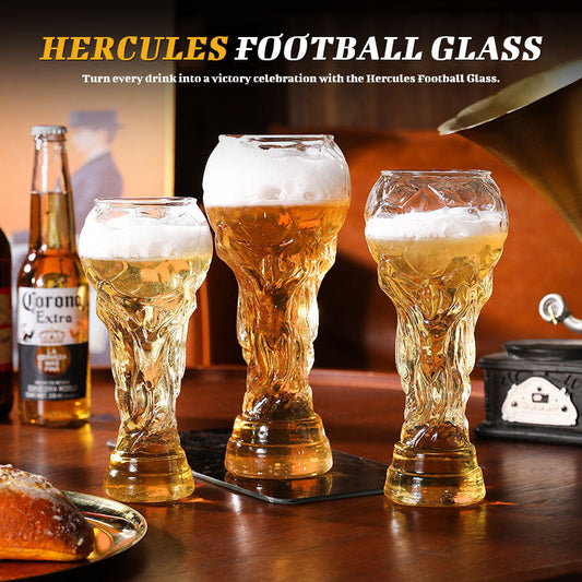 🏆Hercules Football Glass