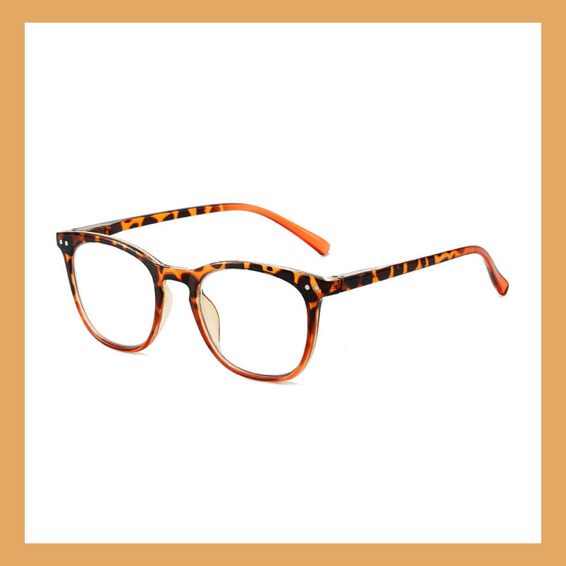Women's Sexy Leopard Print Anti-Blue Light Gradient Reading Glasses