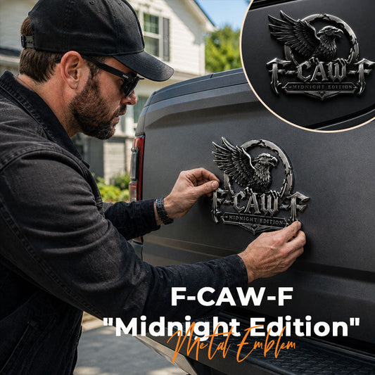 F-CAW-F "Midnight Edition" Metal Emblem - Premium Attitude Decal