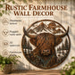 Highland Cow Mountain Scene Metal Wall