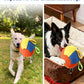 10/18/22" Herding Ball for Dogs & Horses - Tear-Resistant Inflatable Toy with Heavy-Duty Handle Cover & Pump - Durable Exercise Ball for Large Pets