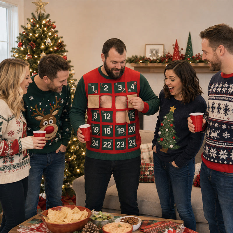 Christmas Advent Calendar Funny Sweater