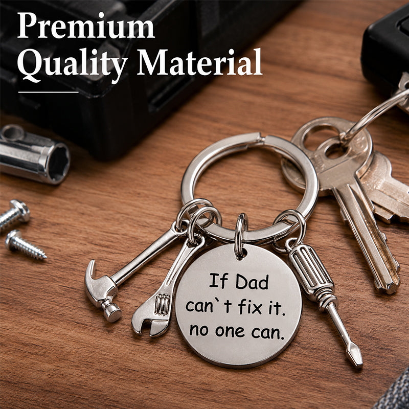 If Dad Can't Fix It, No One Can Keychain