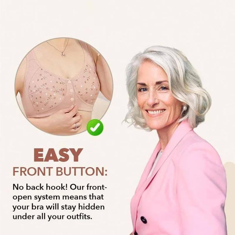 🤩Comfortable & Convenient Front Button Bra🎁