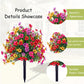 🌸Artificial Eucalyptus and Violet Ground-Insert Floral Decoration