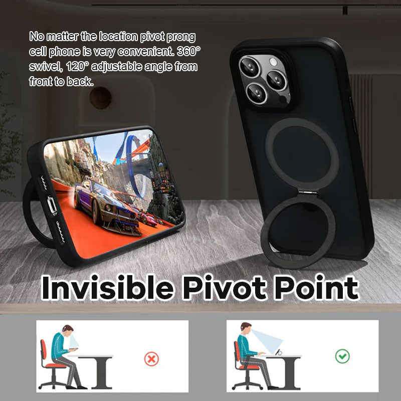 Magic John 360° Invisible Magnetic Stand Phone Case