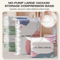 No-Pump Large Vacuum Storage Compression Bags