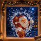 Crystal Santa Claus Window Decoration