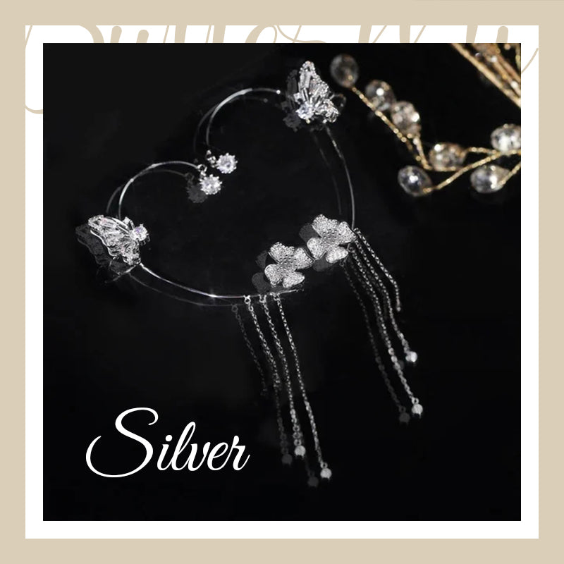 💐BUTTERFLY TASSEL STYLE ZIRCON EARRINGS | PERFECT GIFT🎁
