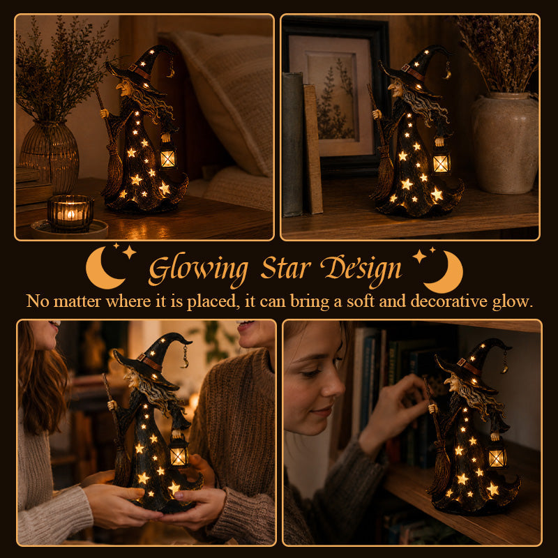 Star Witch Night Light Ornaments